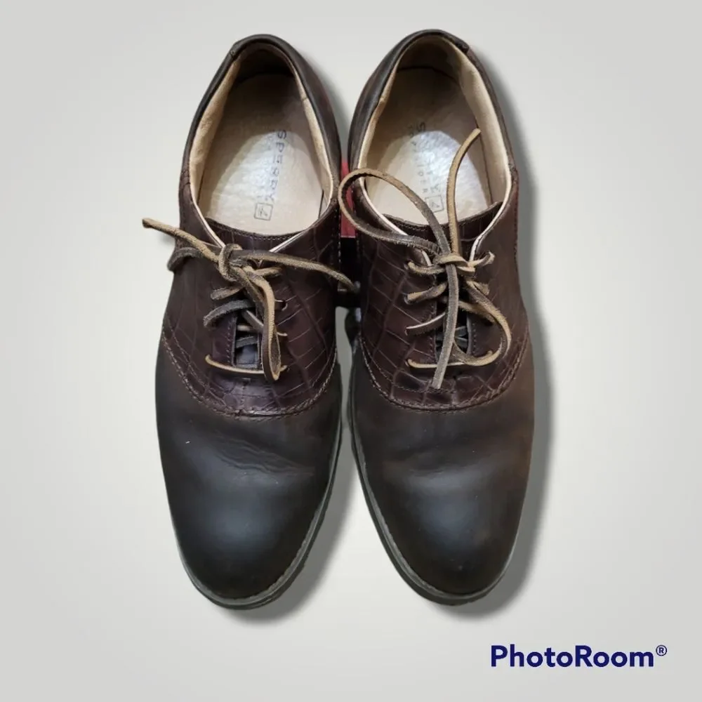 Sperry Leather Saddle Shoes